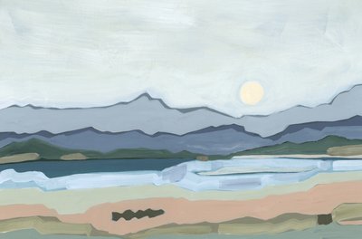 Luna che sorge sulla valle, 2023 da Andrea Mejia
