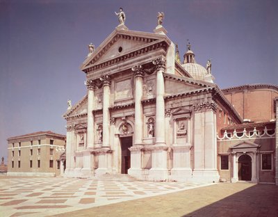 Vista della facciata, costruita 1607-11 da Andrea Palladio