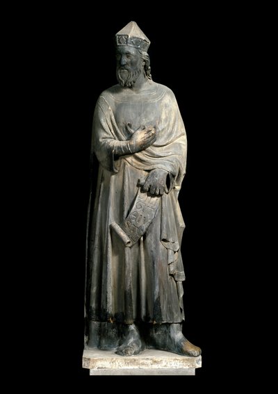 Rappresentazione di Salomone Scultura in marmo di Andrea Pisano (ca. 1290-1348), Firenze, Museo dell