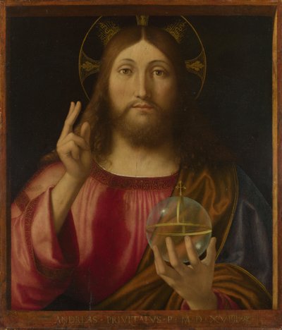 Salvator Mundi o Salvatore del Mondo da Andrea Previtali