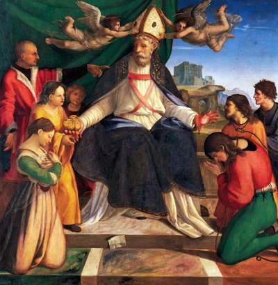 San Nicola di Bari in trono di Andrea Sabatini da Andrea Sabatini