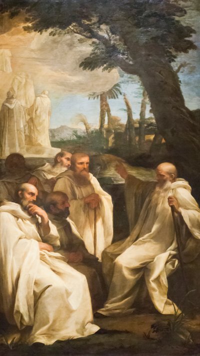 Visione di San Romualdo, c.1631 da Andrea Sacchi