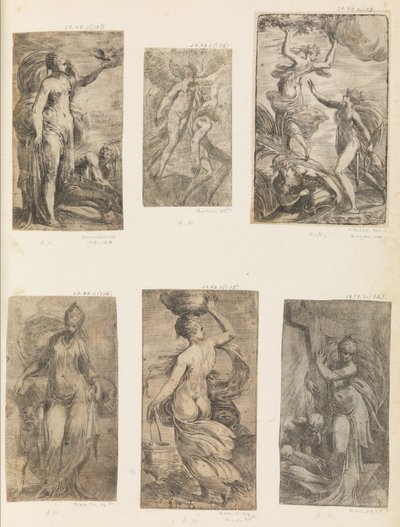 Apollo e Dafne, ca. 1538-40 da Andrea Schiavone