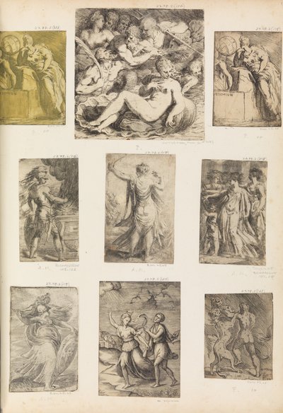 Bellona e altre figure mitologiche, ca. 1540 da Andrea Schiavone