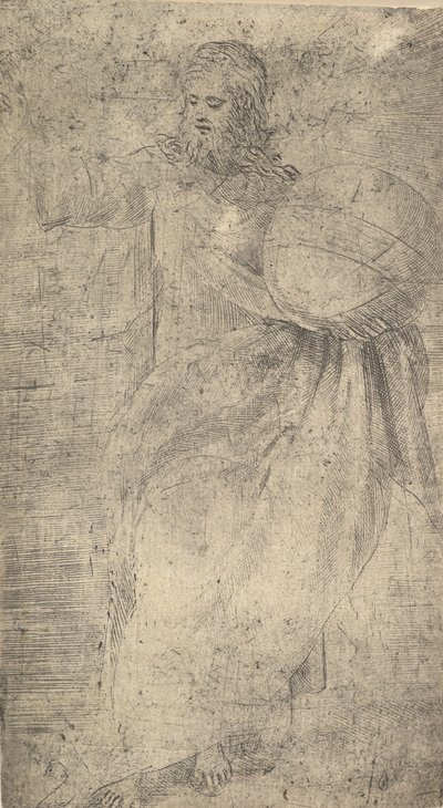 Cristo come Salvatore che tiene un globo, da Cristo e gli Apostoli da Andrea Schiavone