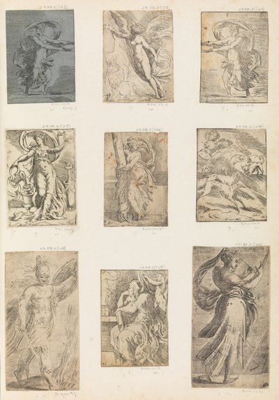 Marte e altre figure mitologiche, ca. 1536-38 da Andrea Schiavone