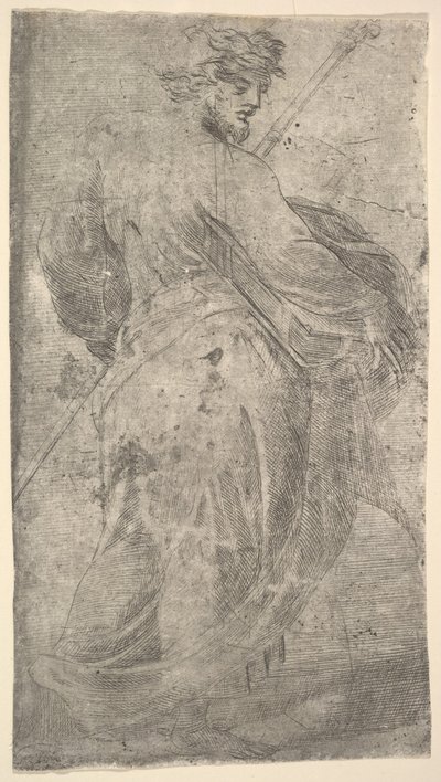 San Giacomo Maggiore, un bastone nella mano sinistra, libro nella mano destra, da 