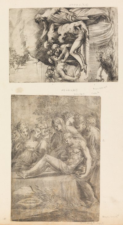 Il Compianto sul Cristo morto, ca. 1545-50 da Andrea Schiavone