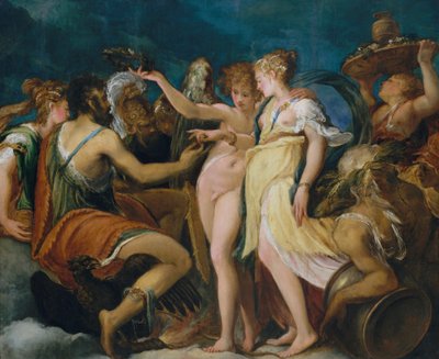 Il matrimonio di Cupido e Psiche, 1540s da Andrea Schiavone