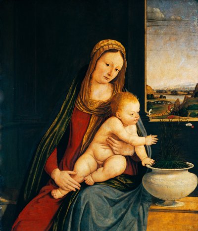 Madonna e Bambino o Madonna dei Garofani da Andrea Solario