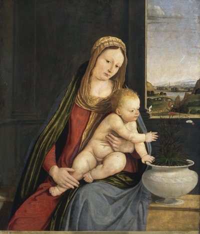 Madonna dei Garofani, c.1495 da Andrea Solario