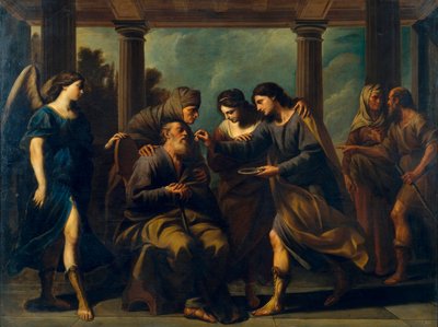 Tobia guarisce la cecità del padre da Andrea Vaccaro