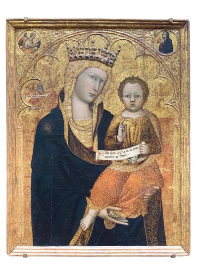 Madonna col Bambino e San Luca evangelista da Andrea Vanni
