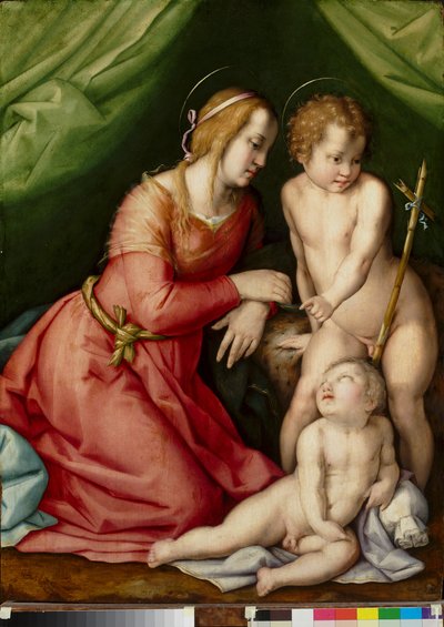 Madonna col Bambino e San Giovanni da Andrea del (workshop of) Sarto