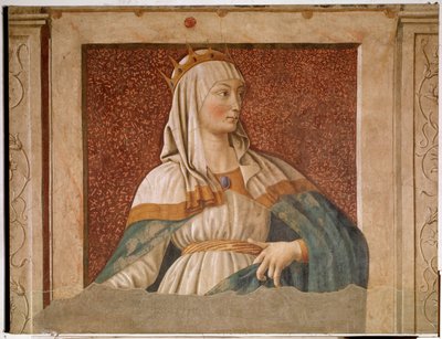 Ritratto della regina Ester da Andrea del Castagno