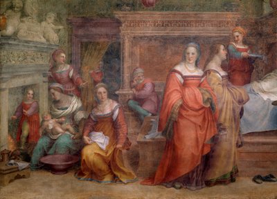 Nascita della Vergine (dettaglio) da Andrea del Sarto