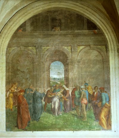 Guarigione della donna posseduta, di Andrea del Sarto da Andrea del Sarto