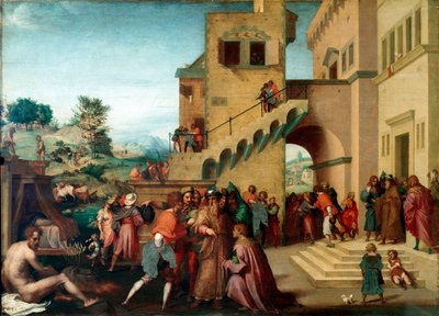 Storia di Giuseppe, figlio di Giacobbe: Giuseppe interpreta i sogni del Faraone da Andrea del Sarto