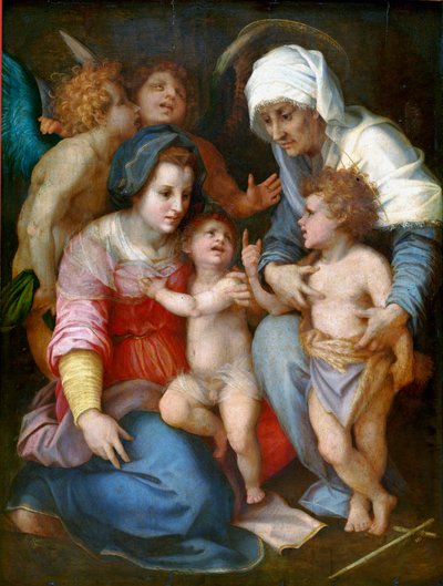 Madonna col Bambino con Santa Elisabetta, San Giovanni e due angeli da Andrea del Sarto