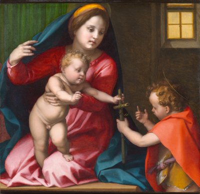 Madonna col Bambino e San Giovanni Battista, circa 1528 da Andrea del Sarto