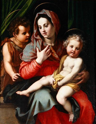 Madonna con Bambino e San Giovanni da Andrea del Sarto
