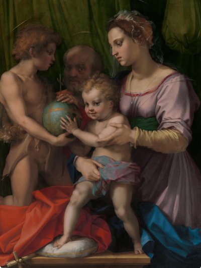 La Sacra Famiglia con il giovane San Giovanni Battista da Andrea del Sarto