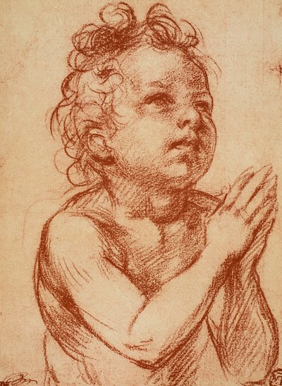 Giovane ragazzo che prega da Andrea del Sarto