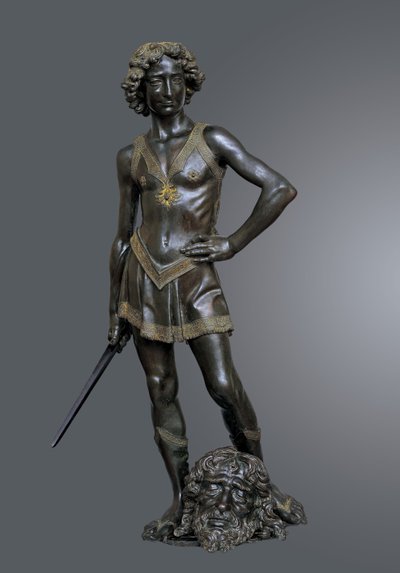 Davide Vittorioso su Golia, ca 1470 da Andrea del Verrocchio