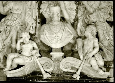 Dettaglio del monumento funerario del cardinale Forteguerri (dettaglio) da Andrea del Verrocchio