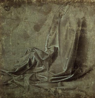 Studio di drappeggio da Andrea del Verrocchio