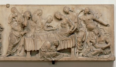 Rilievo che mostra la morte di Francesca Tornabuoni da Andrea del Verrocchio