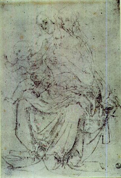 Studio di una Madonna col Bambino da Andrea del Verrocchio