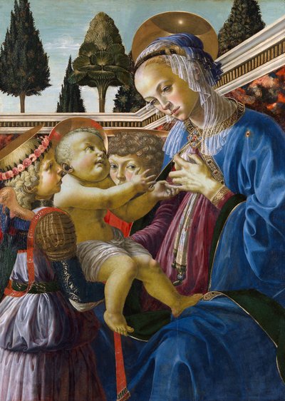 Madonna col Bambino e due angeli da Andrea del Verrocchio