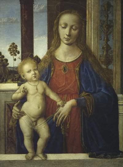 Vergine con Bambino, c.1475-80 da Andrea del Verrocchio