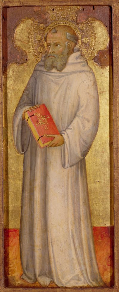 San Benedetto, fondatore del più antico ordine (c.500) da Andrea di Bartolo