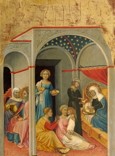La natività della Vergine, c. 1400-1405 da Andrea di Bartolo