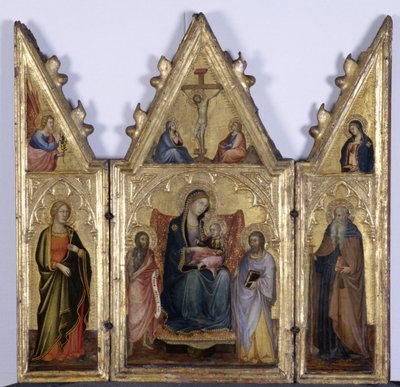 Trittico con Madonna e Bambino da Andrea di Bartolo