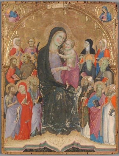 Vergine e Bambino con Santi da Andrea di Bartolo