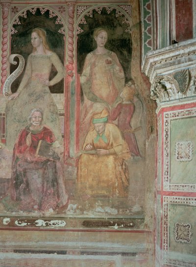 La Chiesa Militante e Trionfante, nella Cappella Spagnola, (dettaglio) da Andrea di Bonaiuto (fl.1343 77)