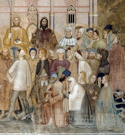 Il trionfo della Chiesa cattolica (dettaglio) da Andrea di Bonaiuto (fl.1343 77)