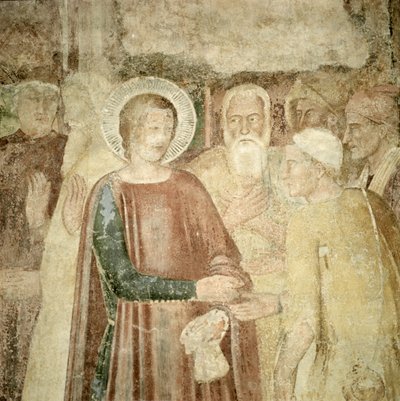 (dettaglio) di San Ranieri in Terra Santa, metà del XIV secolo da Andrea di Bonaiuto