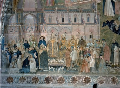 Trionfo dei monaci domenicani da Andrea di Bonaiuto