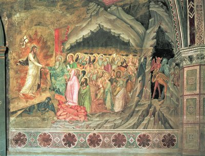 La discesa nel Limbo, dalla Cappella Spagnola, 1366-88 da Andrea di Bonaiuto fl.1343 77 Andrea di Bonaiuto fl.1343 77