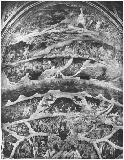 Inferno, da La Divina Commedia di Dante Alighieri da Andrea di Cione Orcagna