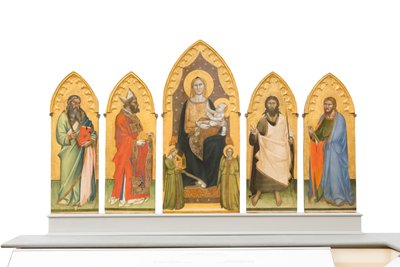 Madonna col Bambino in trono con santi da Andrea di Cione Orcagna