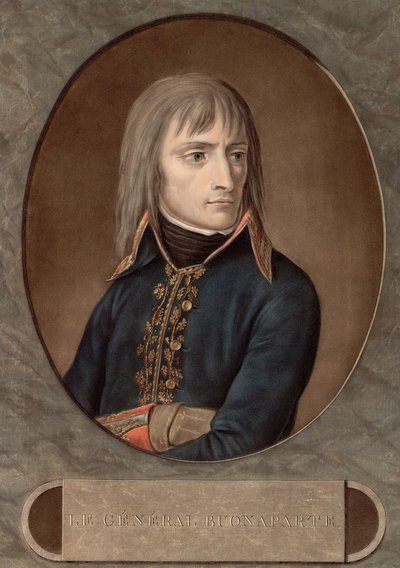 Il Generale Bonaparte nel 1798 - incisione di Andrea Appiani (1754-1817) da Andrea the Elder (after) Appiani