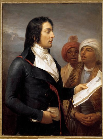 Ritratto del Generale Charles Antoine Desaix de Veygoux che legge un