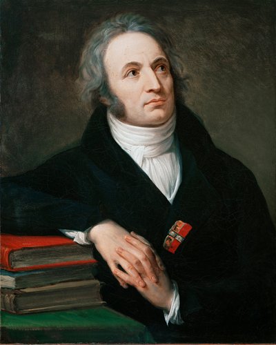 Ritratto del poeta Vincenzo Monti (1754-1828) Dipinto di Andrea Appiani (1754-1817) 1809 Galleria Nazionale d