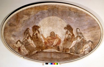 Il carro di Apollo. Andrea Appiani (1754-1817). Pinacoteca di Brera, Milano da Andrea the Elder Appiani