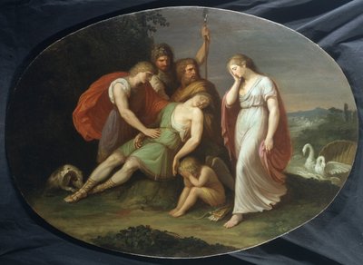 La morte di Adone da Andrea the Elder Appiani